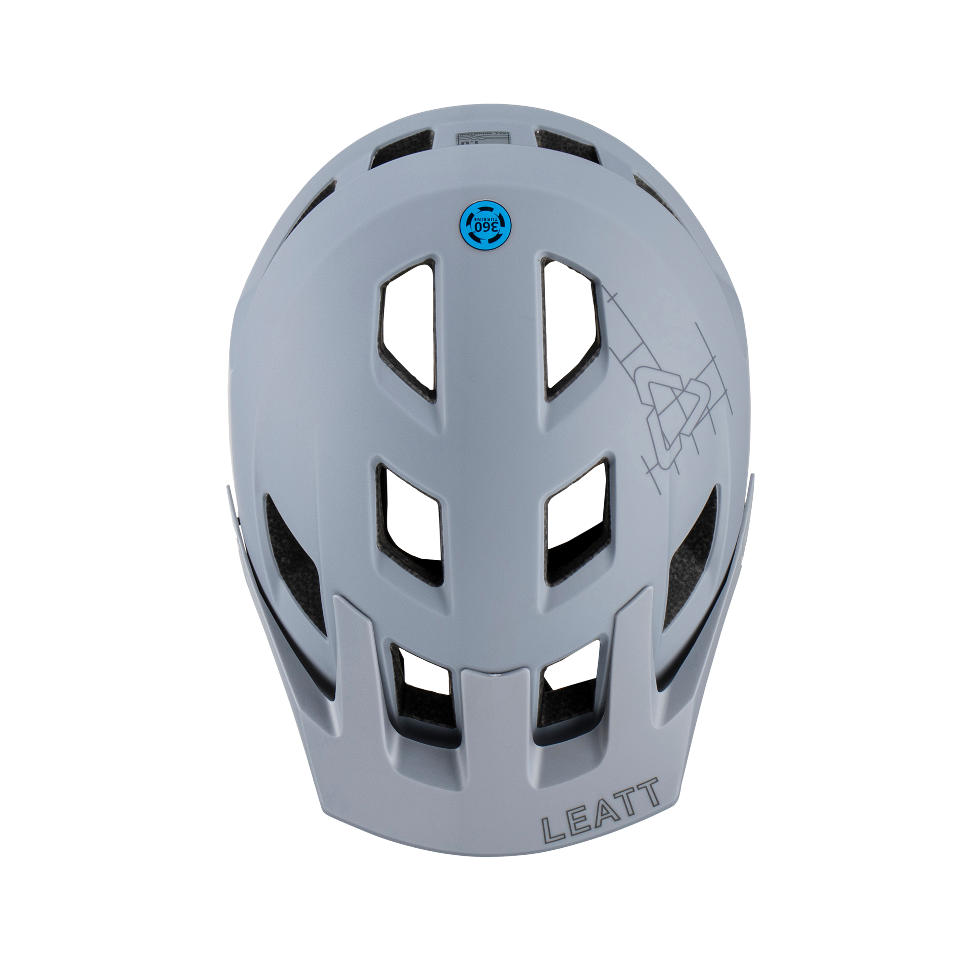 Leatt All MTN 1.0 V23 MTB Helmet - Titanium