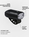 Lezyne Lite Drive 1200+ Front