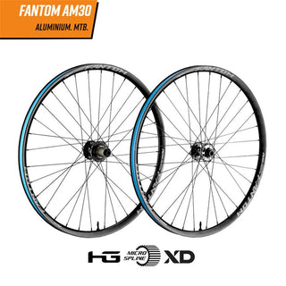 FUNN Fantom AM30 Wheelset 27.5" Boost SRAM XD Tubeless Ready - Black