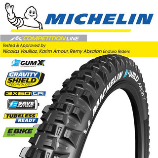 Michelin E-Wild Front 27.5"x2.8" Foldable Tyre