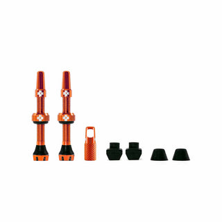 Tubeless Valves v2 44mm Orange