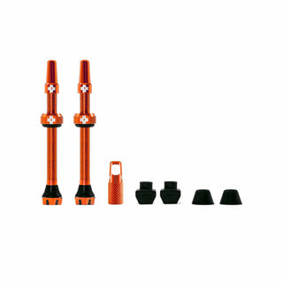 Tubeless Valves v2 60mm Orange
