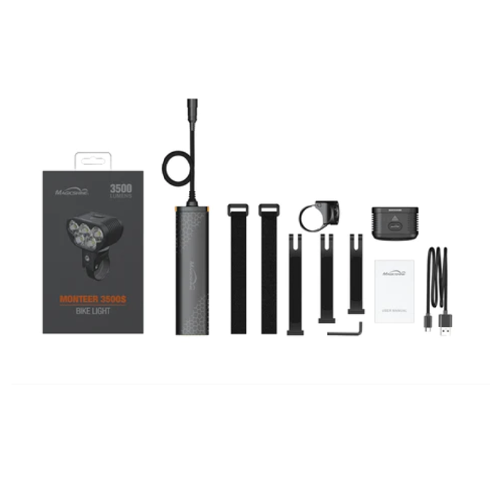 Magicshine Monteer 3500S Nebula High Power Front Light - Garmin Mount