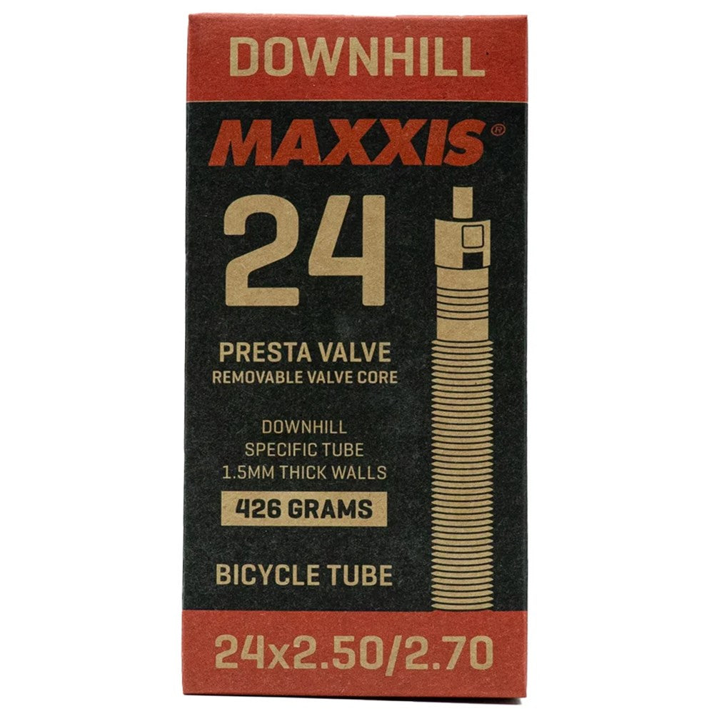 Maxxis Downhill Tube 1.5mm 24 x 2.5/2.7 PV48 Removable Presta Valve Core