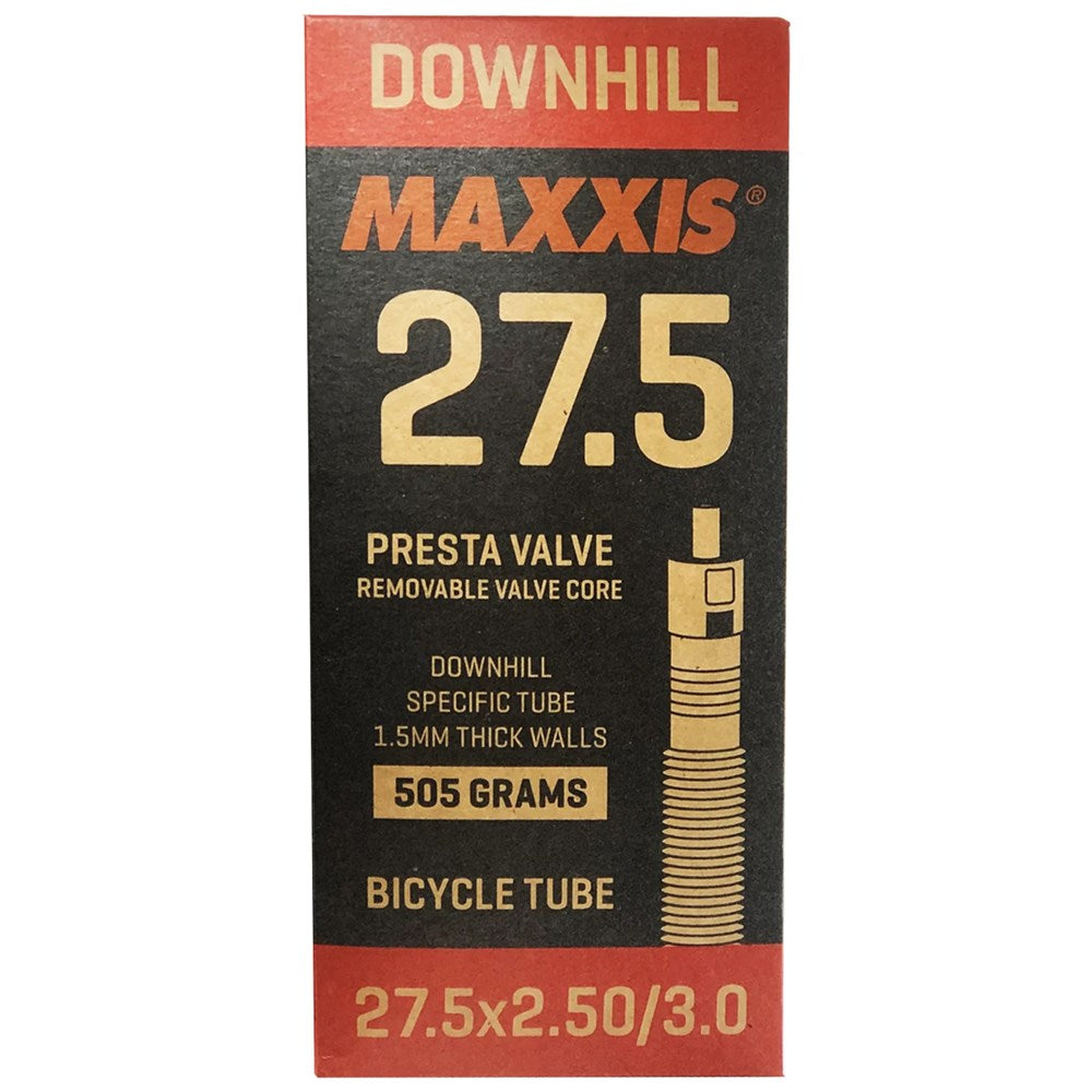Maxxis Downhill Tube 1.5mm 27.5 x 2.5/3.0 PV48 Removable Presta Valve Core