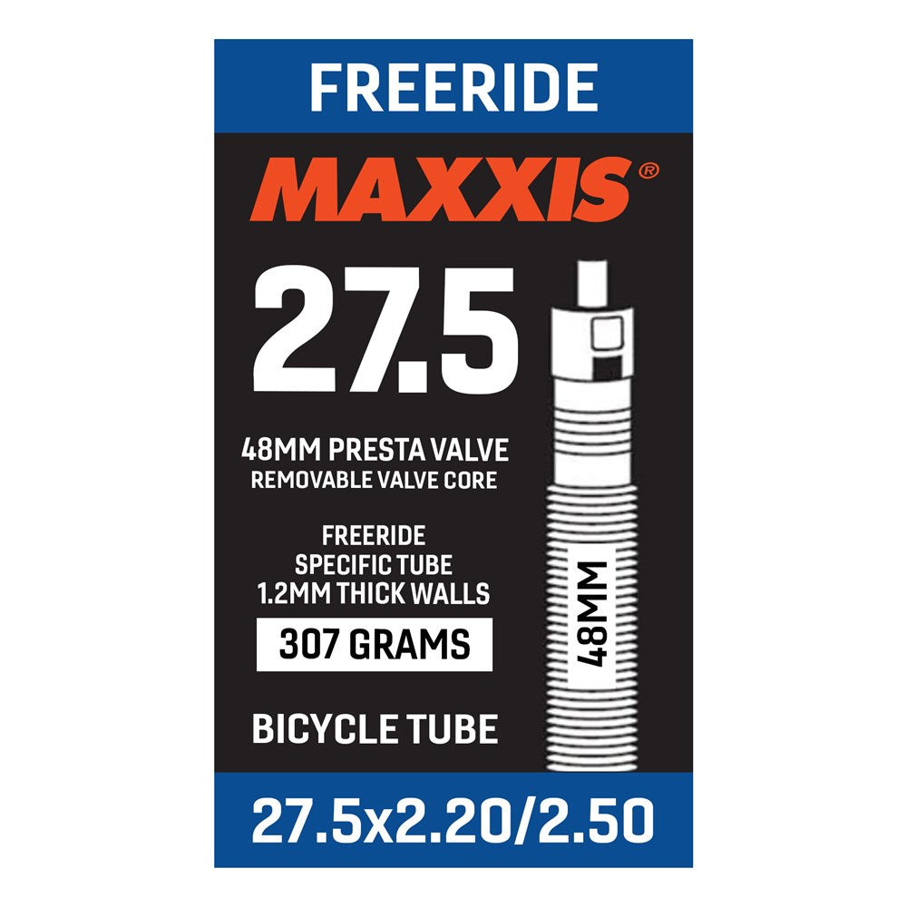 Maxxis Freeride Tube 27.5 x 2.2/2.50 PV48 Removable Presta Valve Core