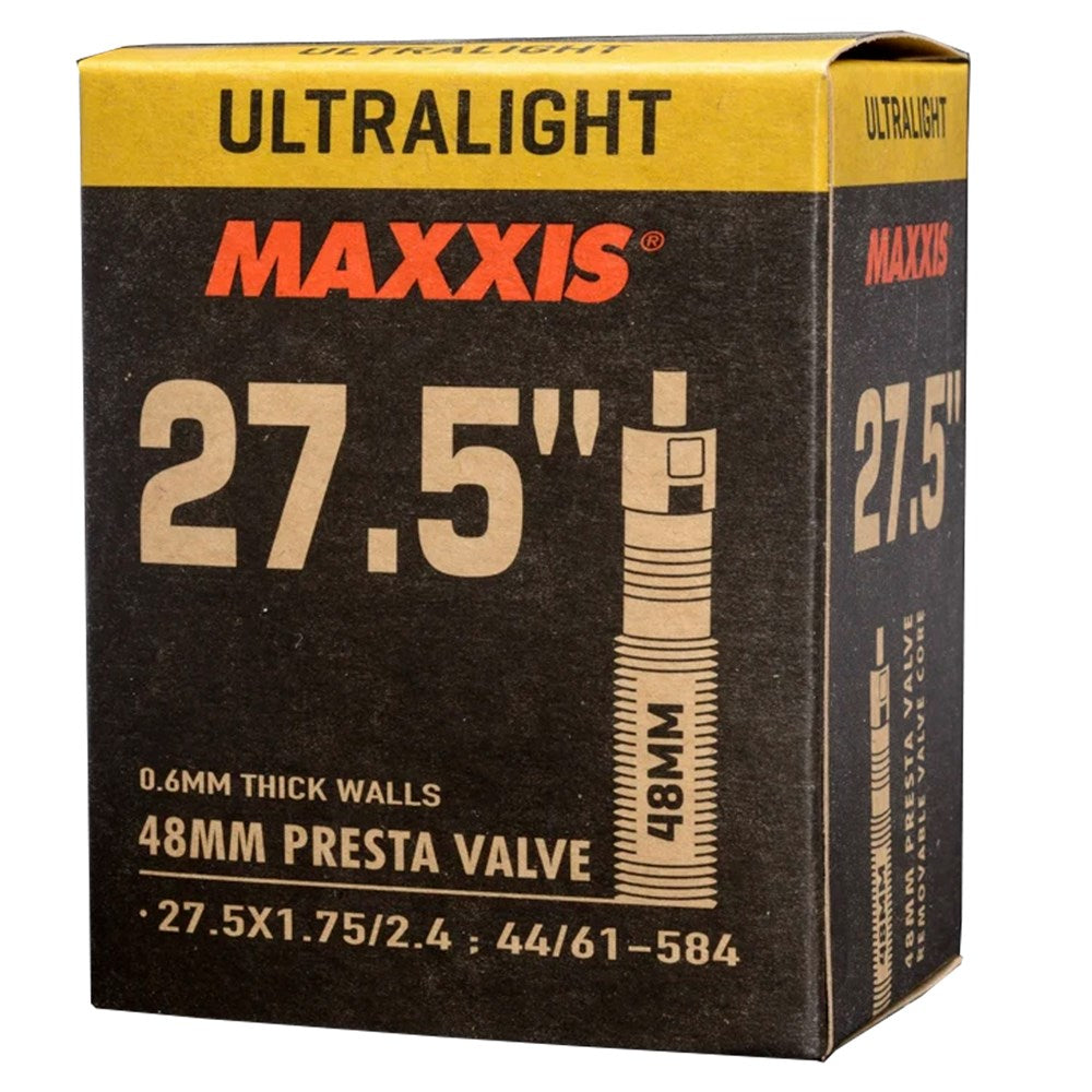 Maxxis Ultralight Tube 27.5 x 1.75/2.40 PV48 Removable Presta Valve Core