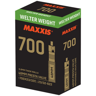 Maxxis Welterweight Tube 700 x 23/32 PV48 Removable Presta Valve Core