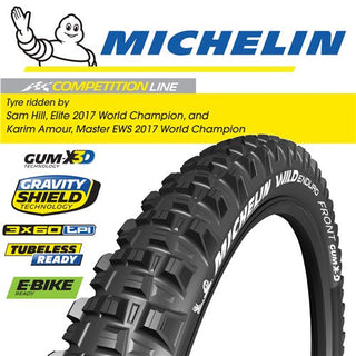 Michelin Wild Enduro Front Gum-X3D 27.5"x2.8" Foldable Tyre