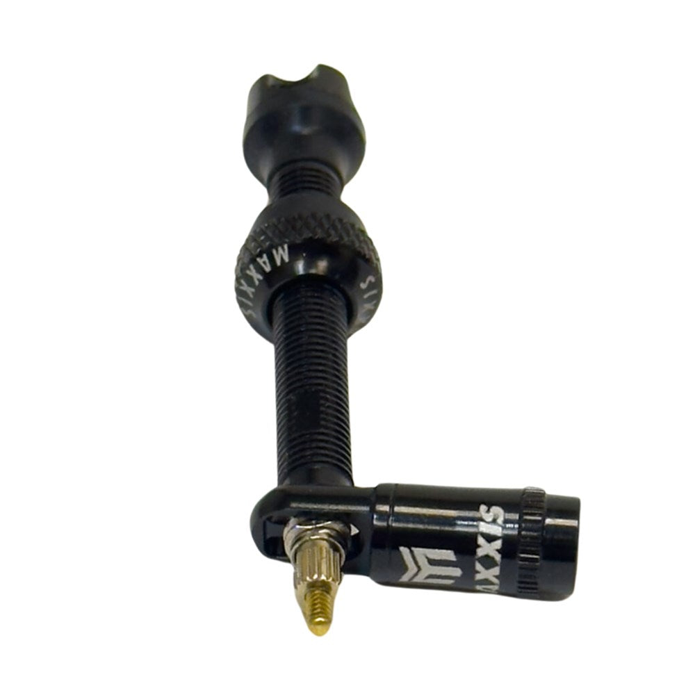 Maxxis MaxxOut Tubeless Valves 50 mm Presta/Alloy Tool Caps/Spare Cores/Presta to Schrader Kit