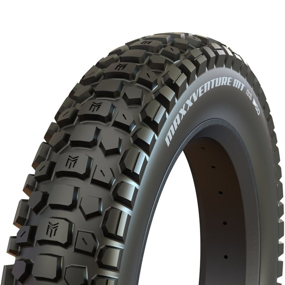 Maxxis MaxxVenture MT 20 x 4.0 E50 Wire Bead 27x2 TPI E-Bike Tyre - Black