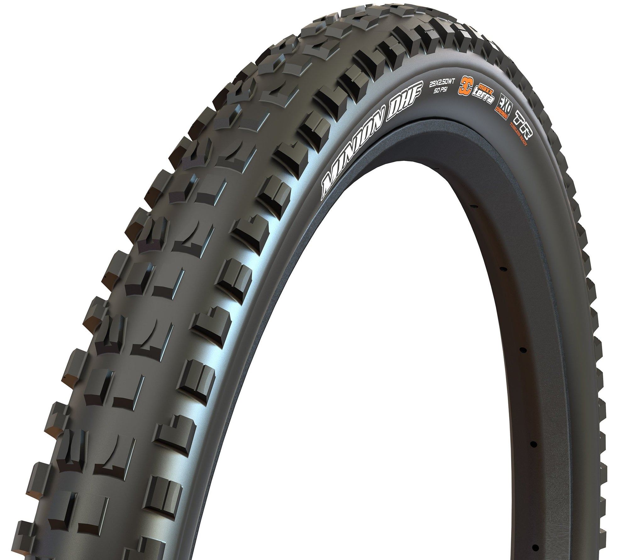 Maxxis Minion DHF 27.5 x 2.80 Plus Folding TR 60 TPI EXO+ 3C MaxxTerra Tyre - Black
