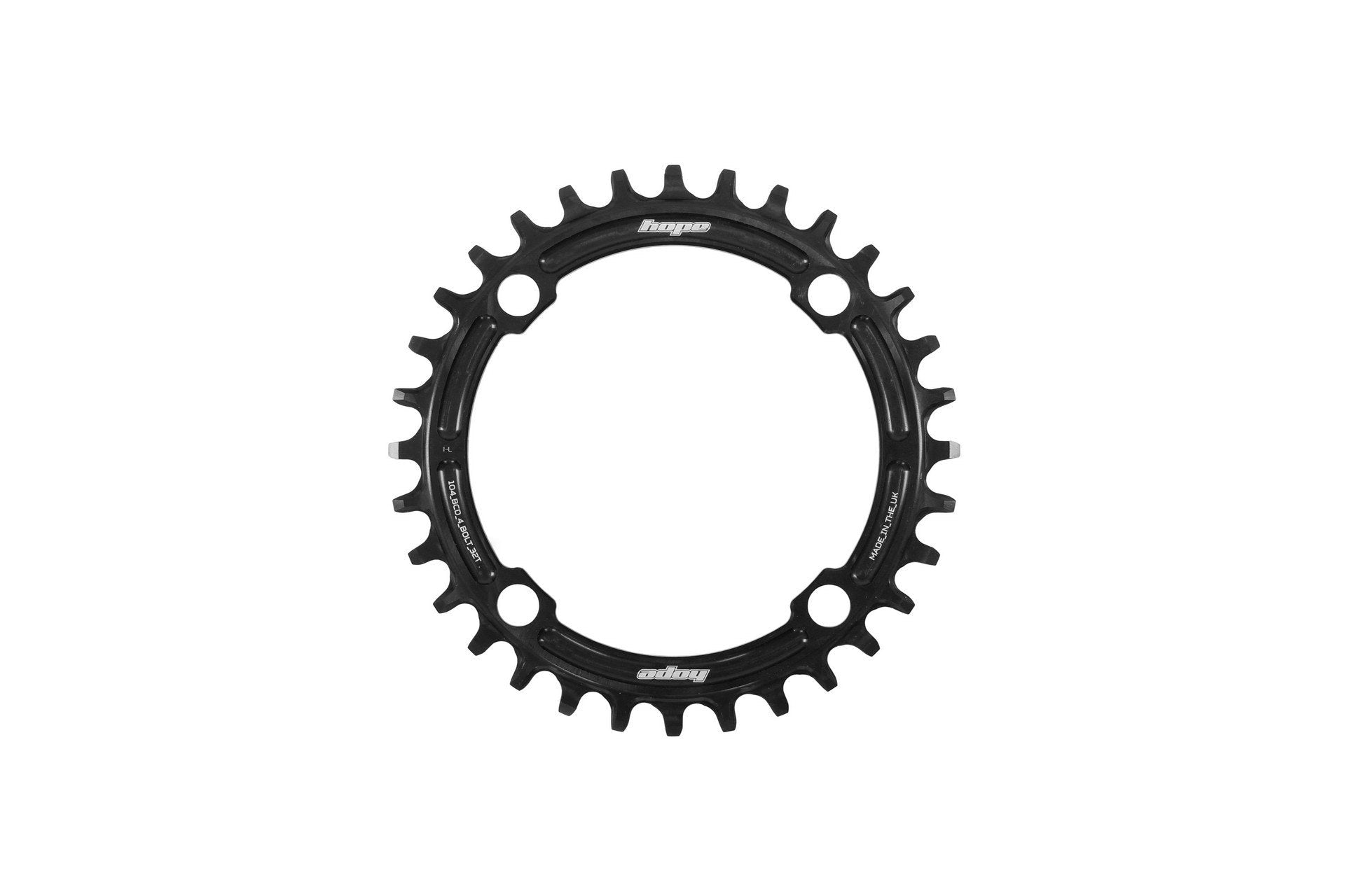 Hope R22 104BCD Chainring - 34 Teeth Black