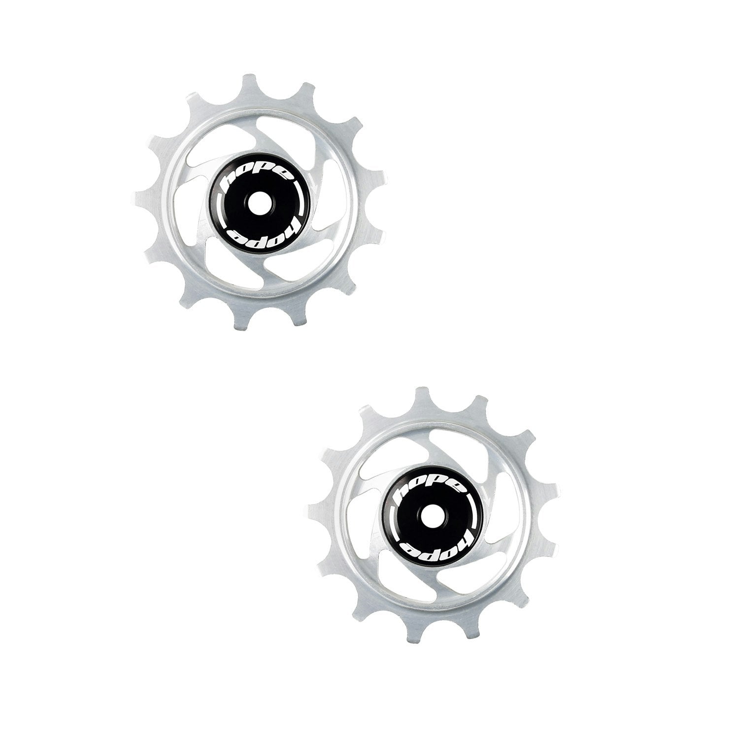 Hope Jockey Wheels Pair - 13 Teeth Silver
