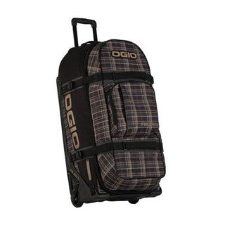 OGIO Rig 9800 Wheeled Travel Gear Bag - Plaidley Tan/Black