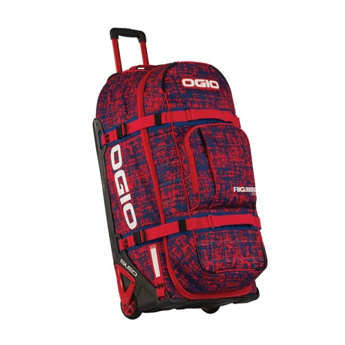 OGIO Rig 9800 Wheeled Travel Gear Bag - Chaos Red/Blue