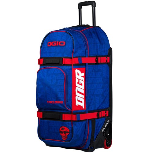 OGIO Rig 9800 Wheeled Gear Bag - DNGR Deep Blue/Red
