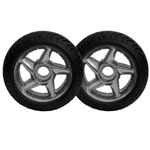 OGIO Rig 9800 Pro Replacement Wheel Set - Silver/Black