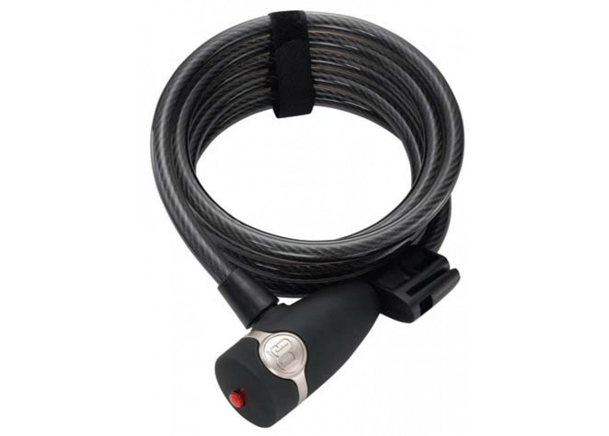 On Guard Coil Cable Lock 185CM X 10MM - Alchemy Cycle Trader