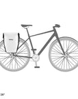 Ortlieb F5003 Back-Roller City Pannier Bag Pair - White/Black