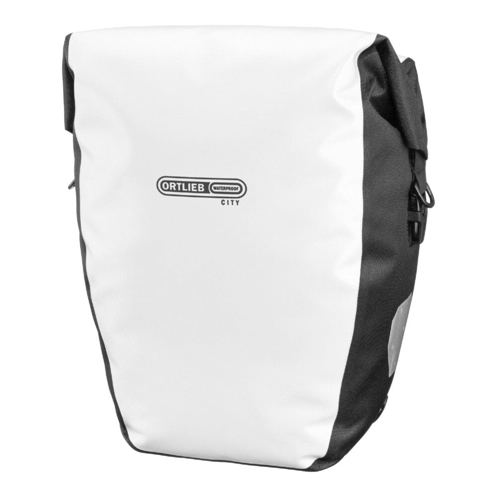 Ortlieb F5003 Back-Roller City Pannier Bag Pair - White/Black