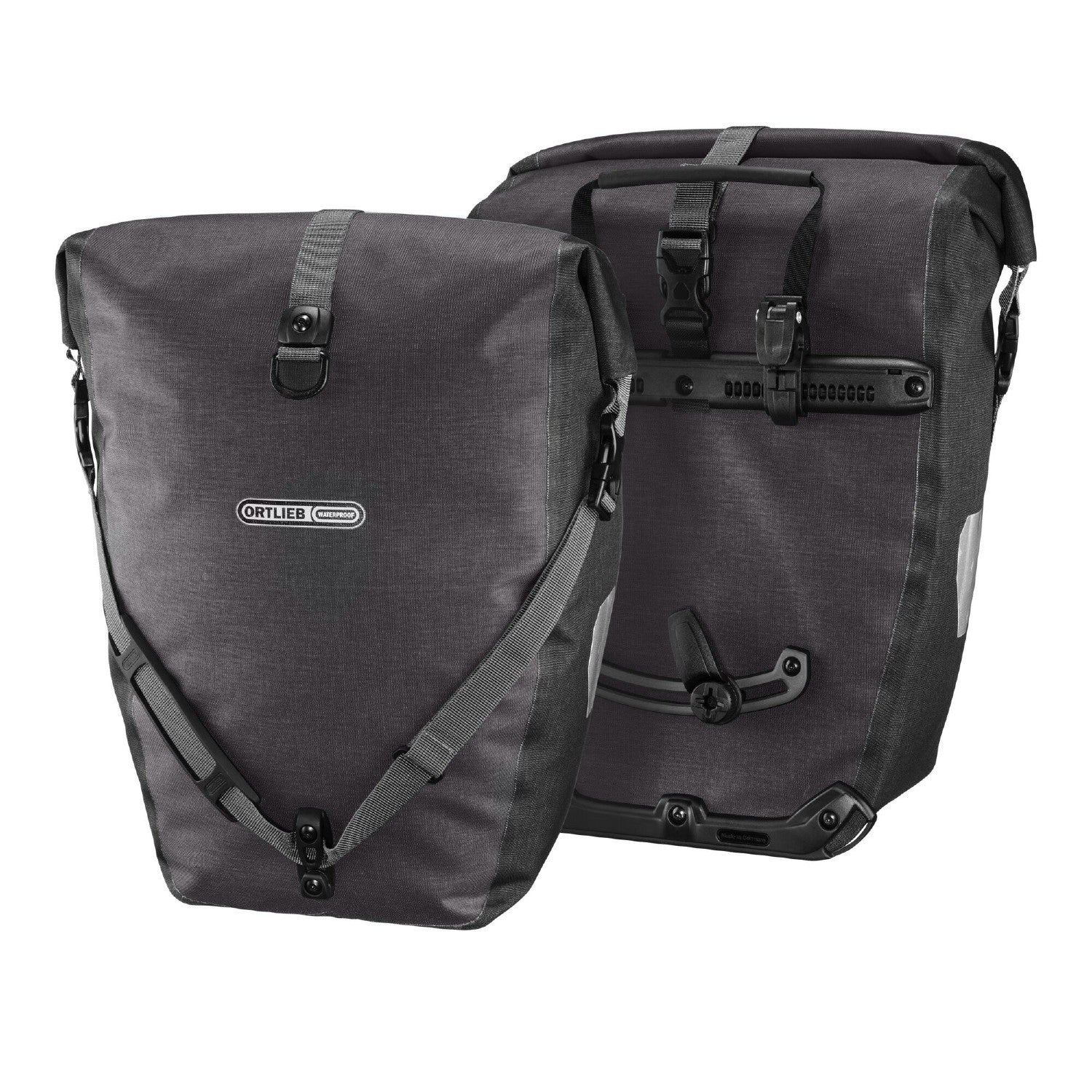 Ortlieb F5204 Back-Roller Plus QL2.1 Pair Pannier Bag - Granite/Black