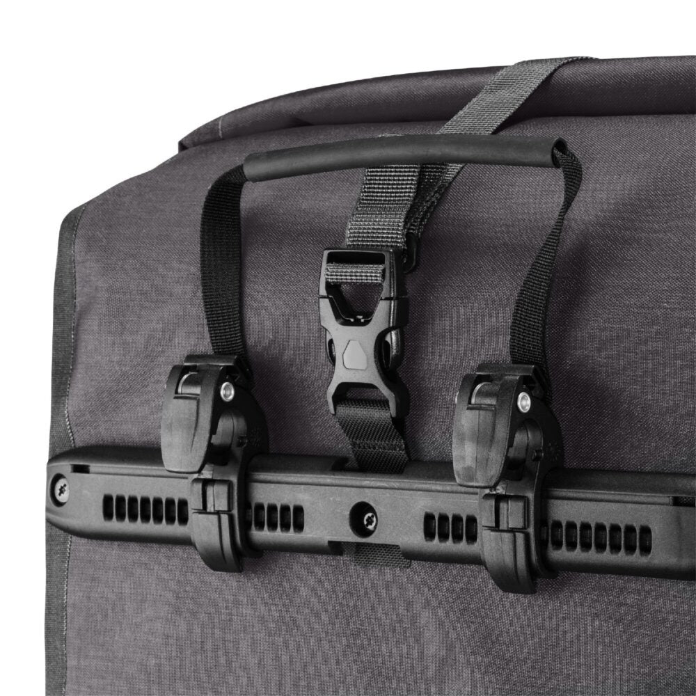 Ortlieb F5204 Back-Roller Plus QL2.1 Pair Pannier Bag - Granite/Black