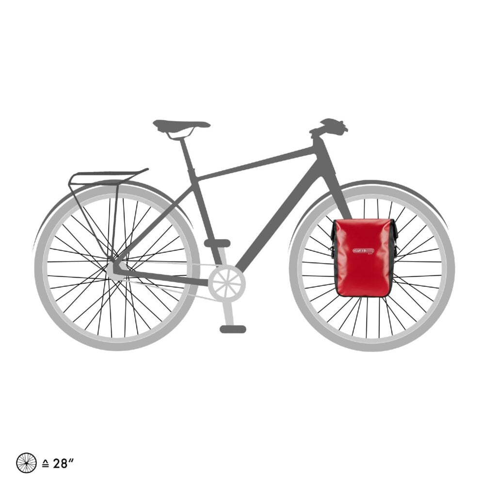 Ortlieb F6001 Sport-Roller City Pair Panniers - Red