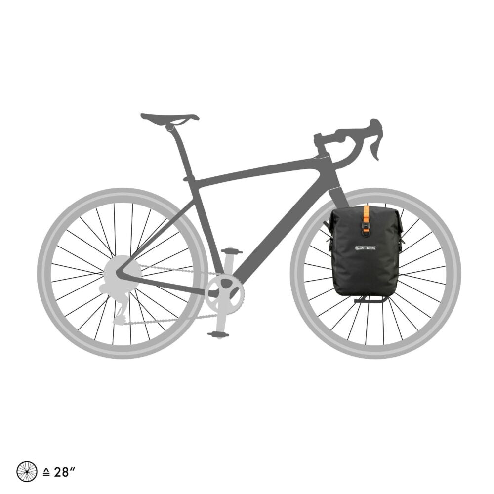 Ortlieb F9982 Gravel-Pack QL2.1 Pair - Black Matt