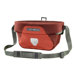 Ortlieb F3635 Ultimate Six Plus Handlebar Bag - Salsa/Dark Chili