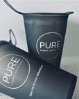 Pure Collapsible Soft Cup 225ML - Charcoal