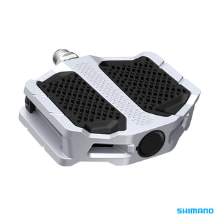 Shimano PD-EF205 Flat Platform Pedals - Silver