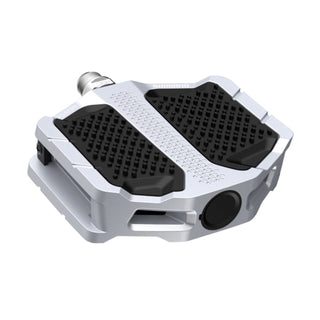 Shimano PD-EF205 Flat Platform E-Bike/Trekking/Urban Pedals w/ Resin Plate Red