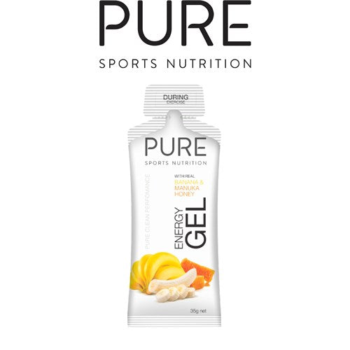 Pure Energy Gel Banana &amp; Manuka Honey 35G Box of 24