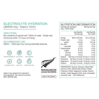 Pure Electrolyte Hydration 25 Inners 42G - Lemon