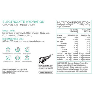 Pure Electrolyte Hydration 25 Inners 42G - Orange