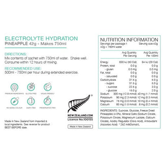 Pure Electrolyte Hydration 25 Inners 42G - Pineapple