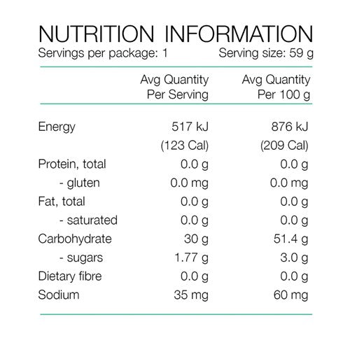 Pure Fluid Energy Gel Apple Pie 30g Carbs 50g Box of 18