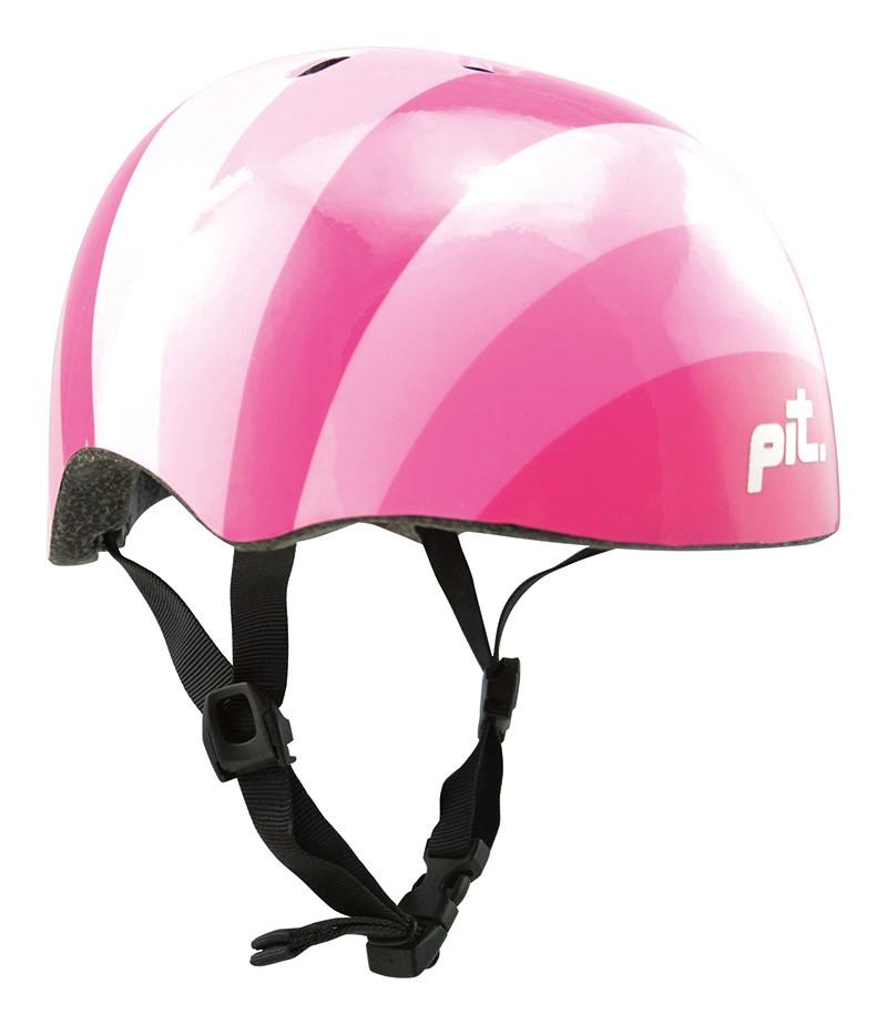 Pit Stripes Kids Helmet- Pink