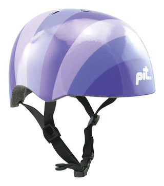 Pit Urban Stripes Adult Helmet - Purple