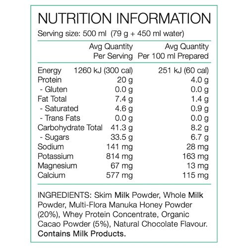 Pure Recovery Shake Pouch 475G