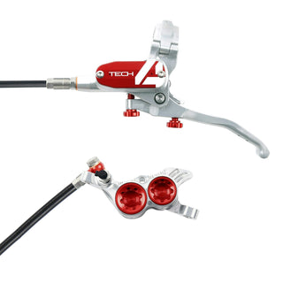 Hope Tech4 V4 Brake Front Black Cable - Silver/Red