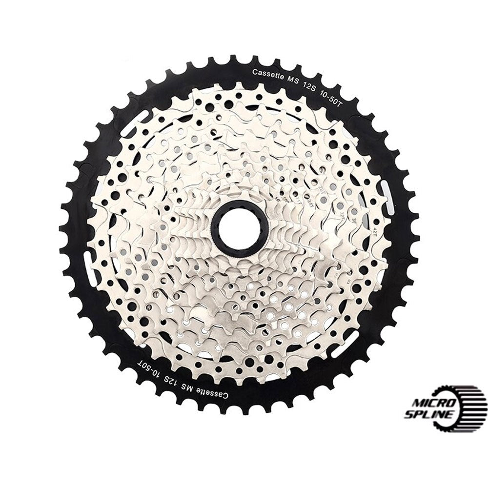 QBP 12 Speed Cassette 10–50T Shimano Micro Spline Compatible