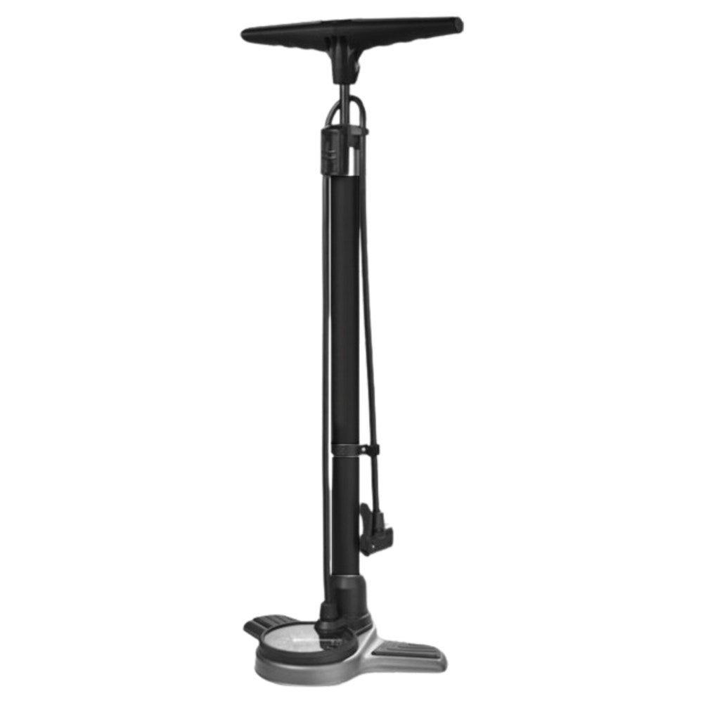 QBP Air Raid Floor Pump 120 PSI Steel Barrel Smart Head Oversize Gauge