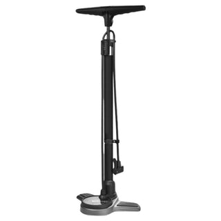 QBP Air Raid Floor Pump 120 PSI Steel Barrel Smart Head Oversize Gauge
