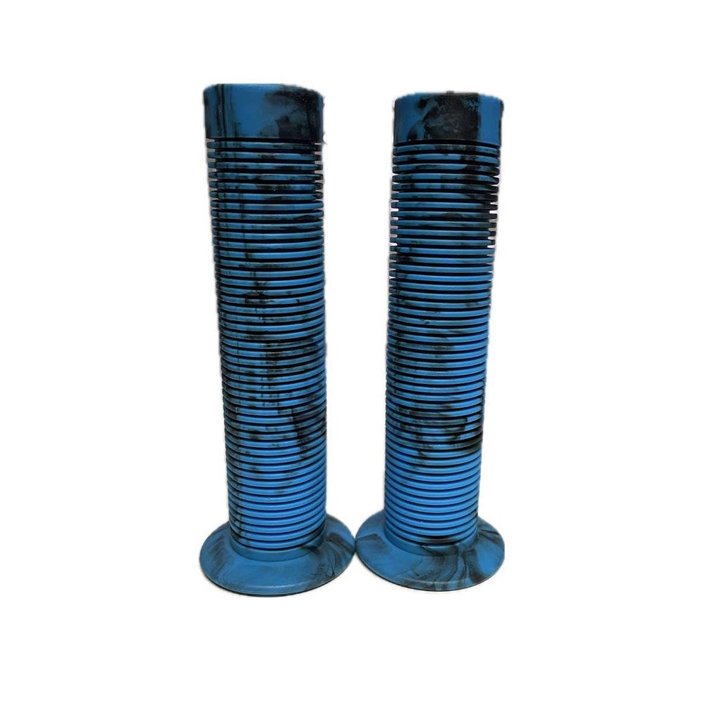 QBP BMX Candy Stick Grips 130mm Dual Compound - Black/Blue