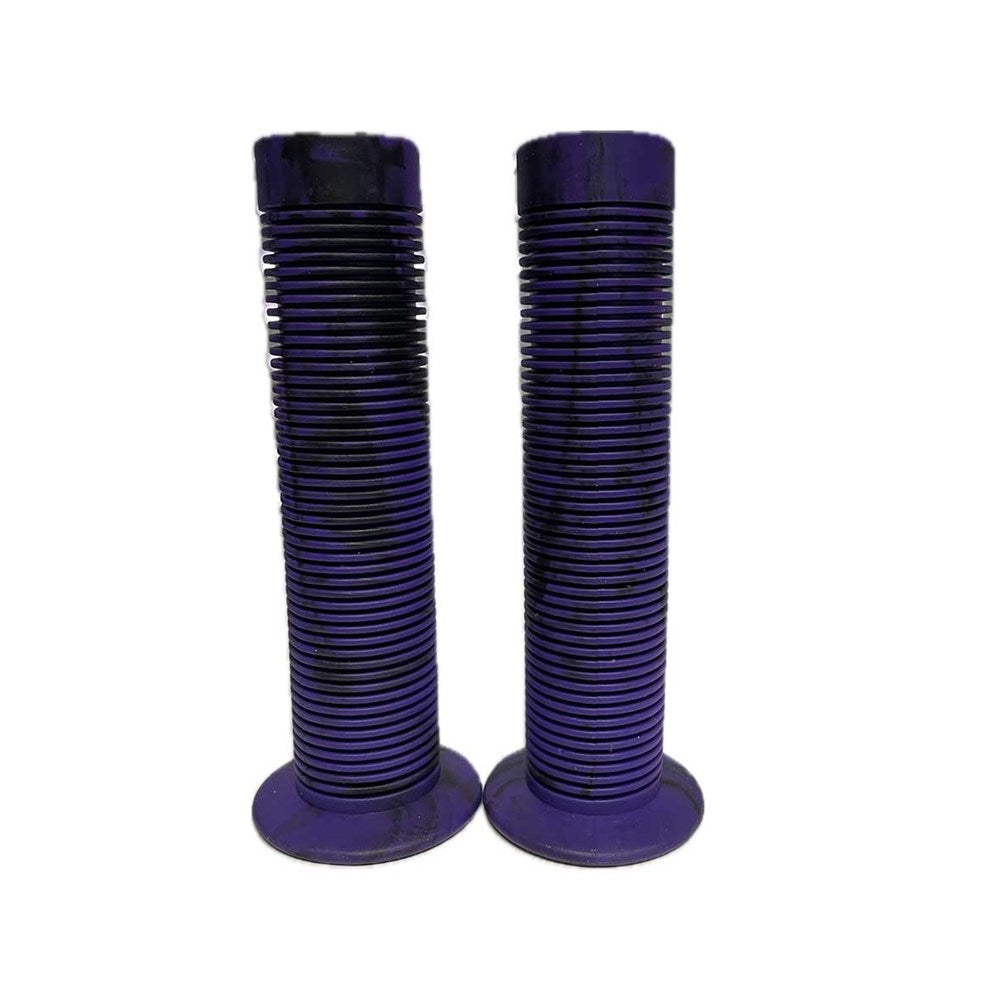 QBP BMX Candy Stick Grips 130mm Dual Compound - Black/Purple