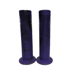 QBP BMX Candy Stick Grips 130mm Dual Compound - Black/Purple