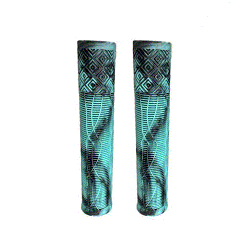 QBP Scooter Grips Super Soft Rubber 162mm - Lime Black