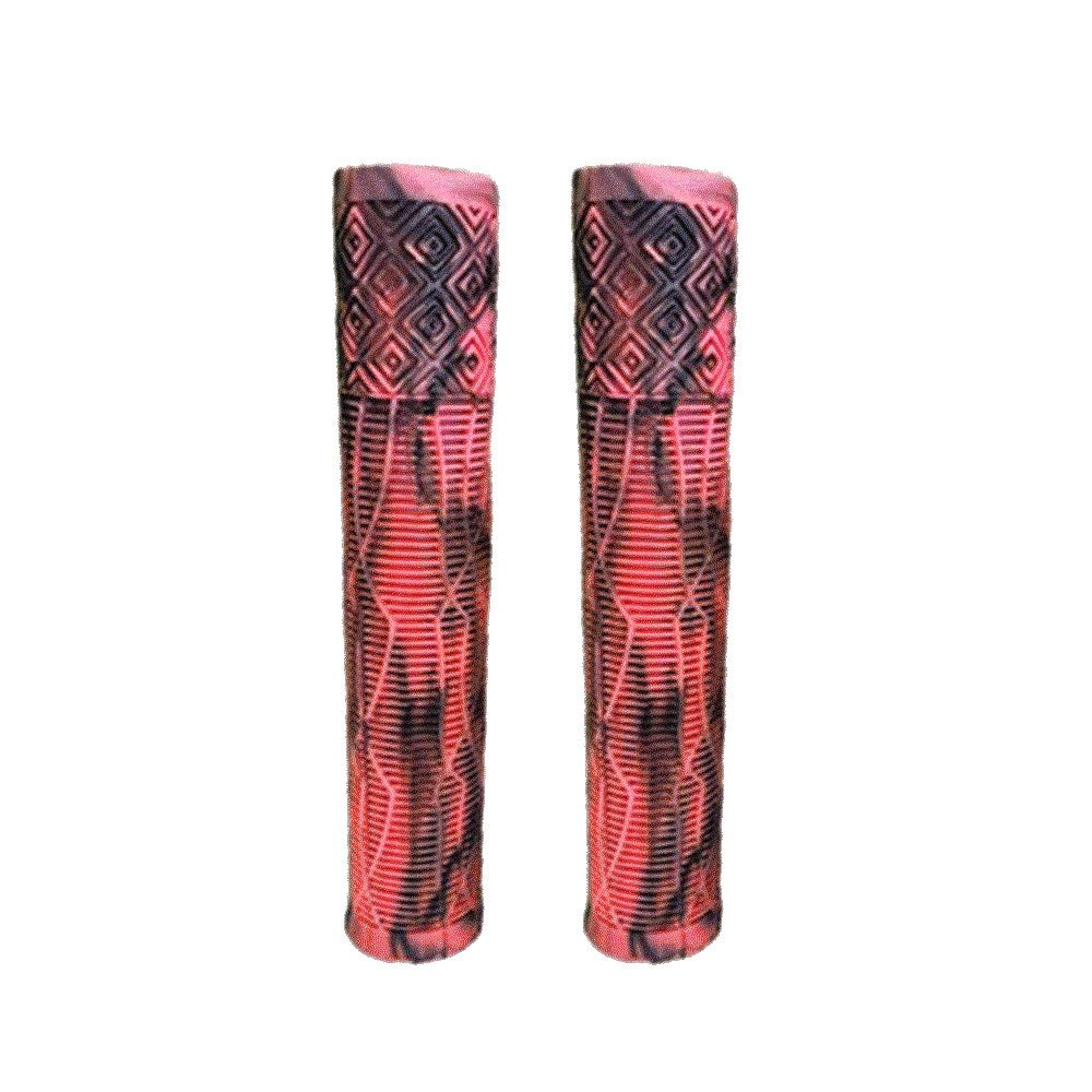 QBP Scooter Grips Super Soft Rubber 162mm - Black/Red